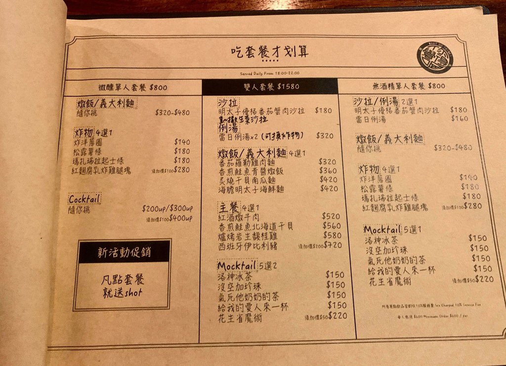 【台北美食】大安區你覺得呢餐酒館｜國父紀念館周邊上班族小酌聚