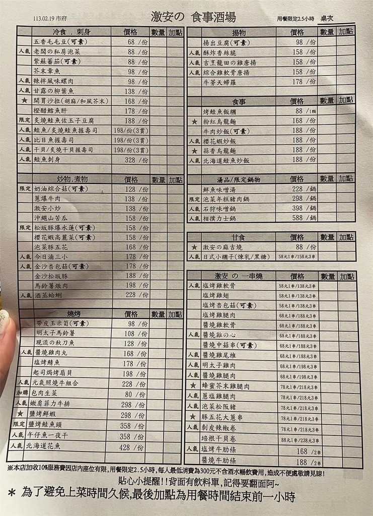 【信義區美食】激安の食事酒場（市府二號店）｜市政府站走路3分
