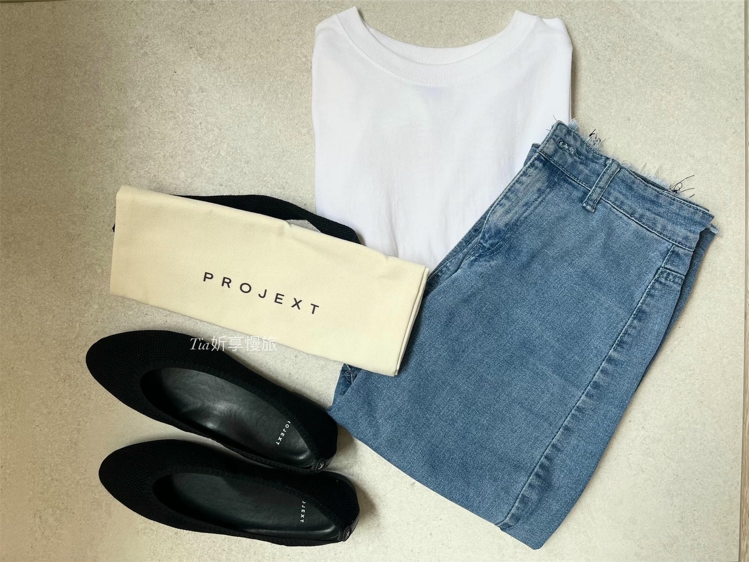 PROJEXT｜Projext & Co. 飛織芭蕾鞋，亞洲女性腳型設計好搭女鞋推薦開箱評價