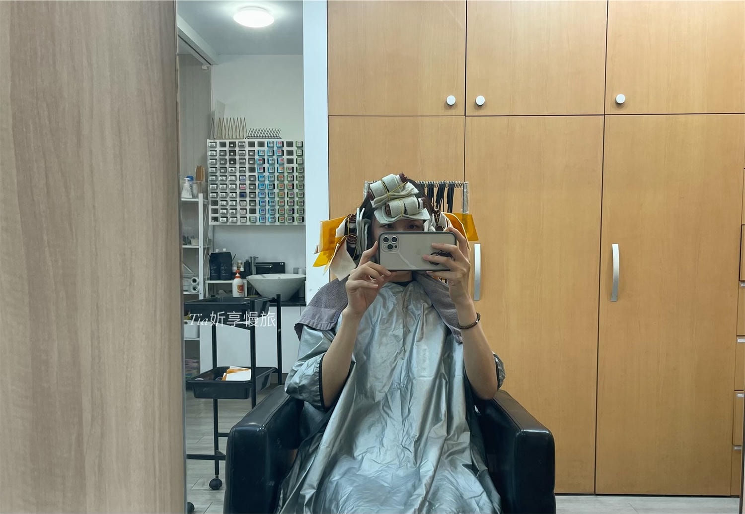 板橋江子翠髮廊推薦｜森晴髮型 縮毛矯正、女生燙捲染髮設計給我美美髮型！