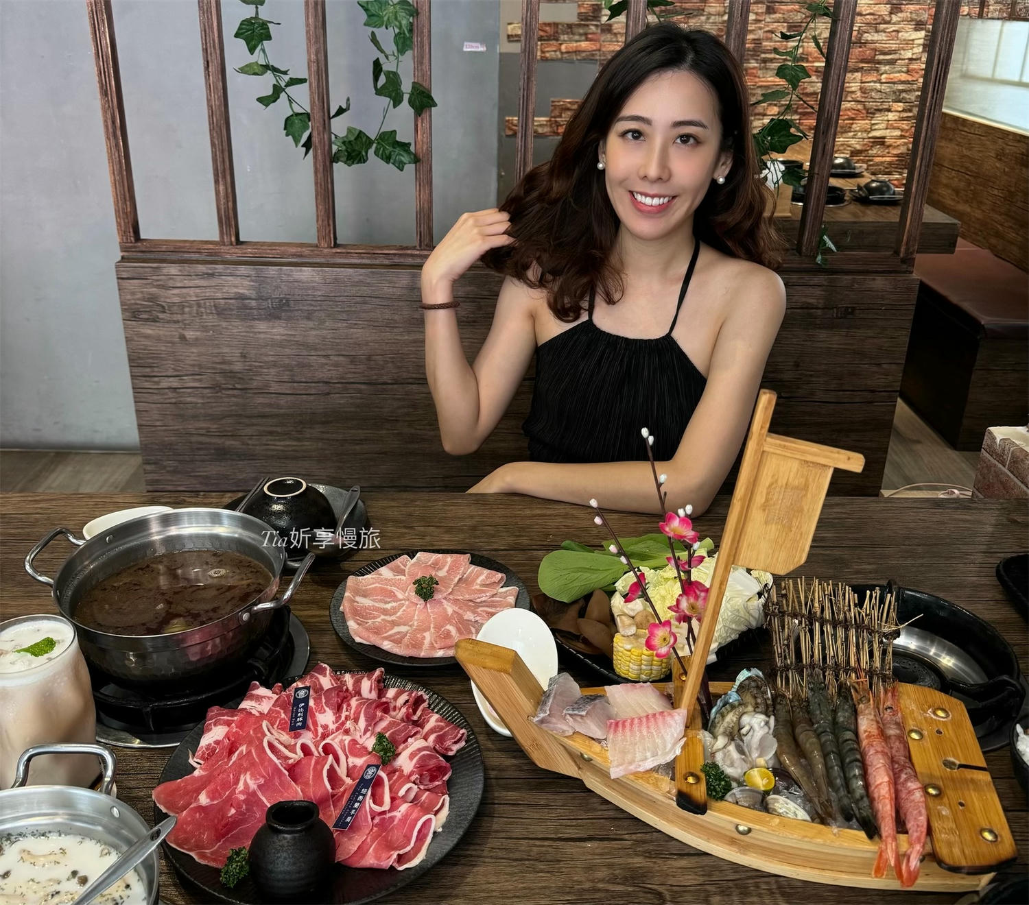 饗鍋物料理｜台中美食西屯火鍋火烤兩吃推薦，銅盤烤肉、蔬菜吃到飽配調酒超享受（含菜單）