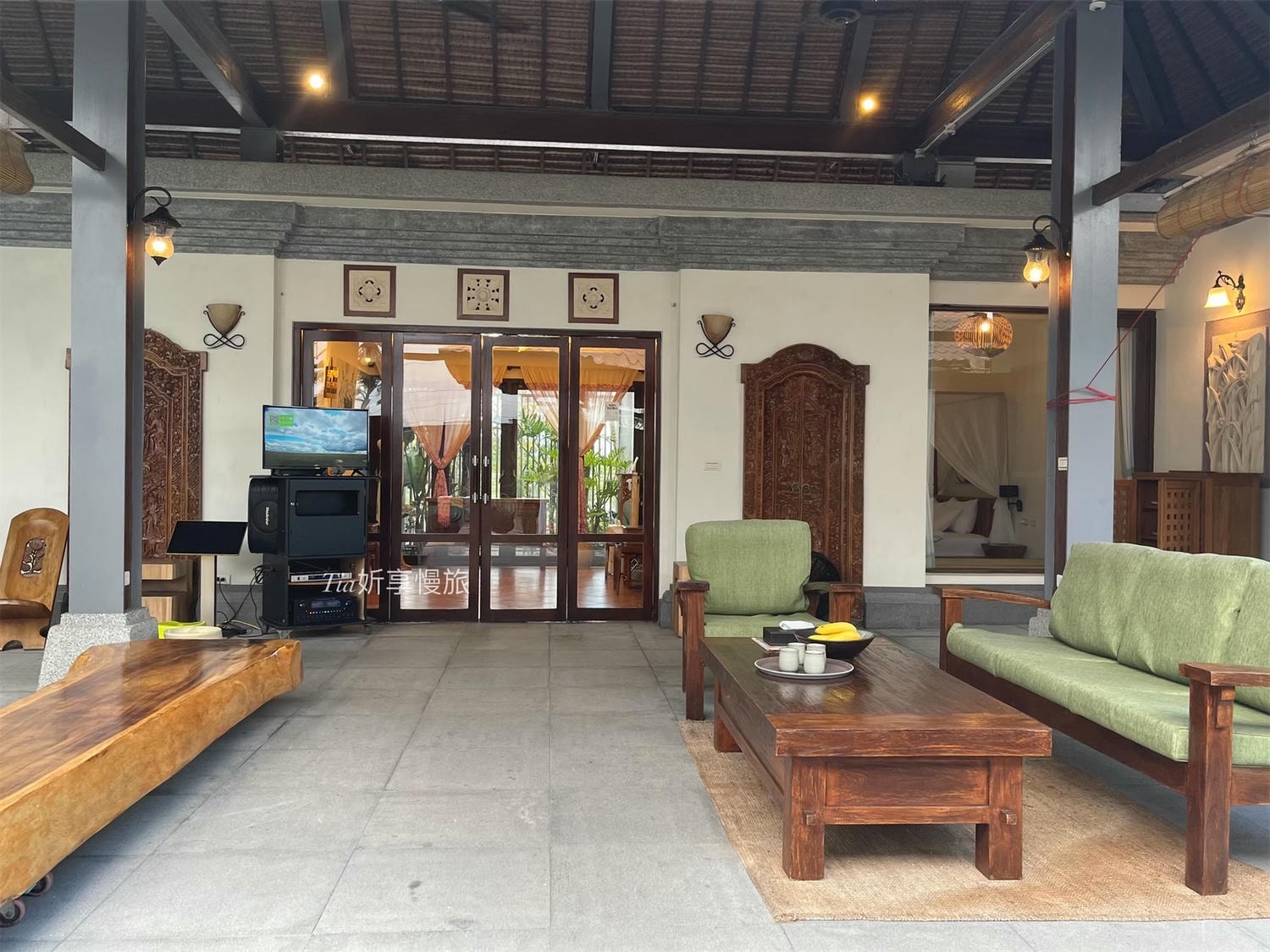 43會館｜把峇厘島搬過來！宜蘭高級包棟求婚民宿一泊二食，有視聽室、游泳池、桑拿房（含價格）