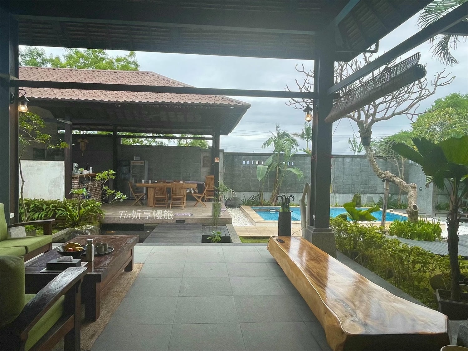 43會館｜把峇厘島搬過來！宜蘭高級包棟求婚民宿一泊二食，有視聽室、游泳池、桑拿房（含價格）