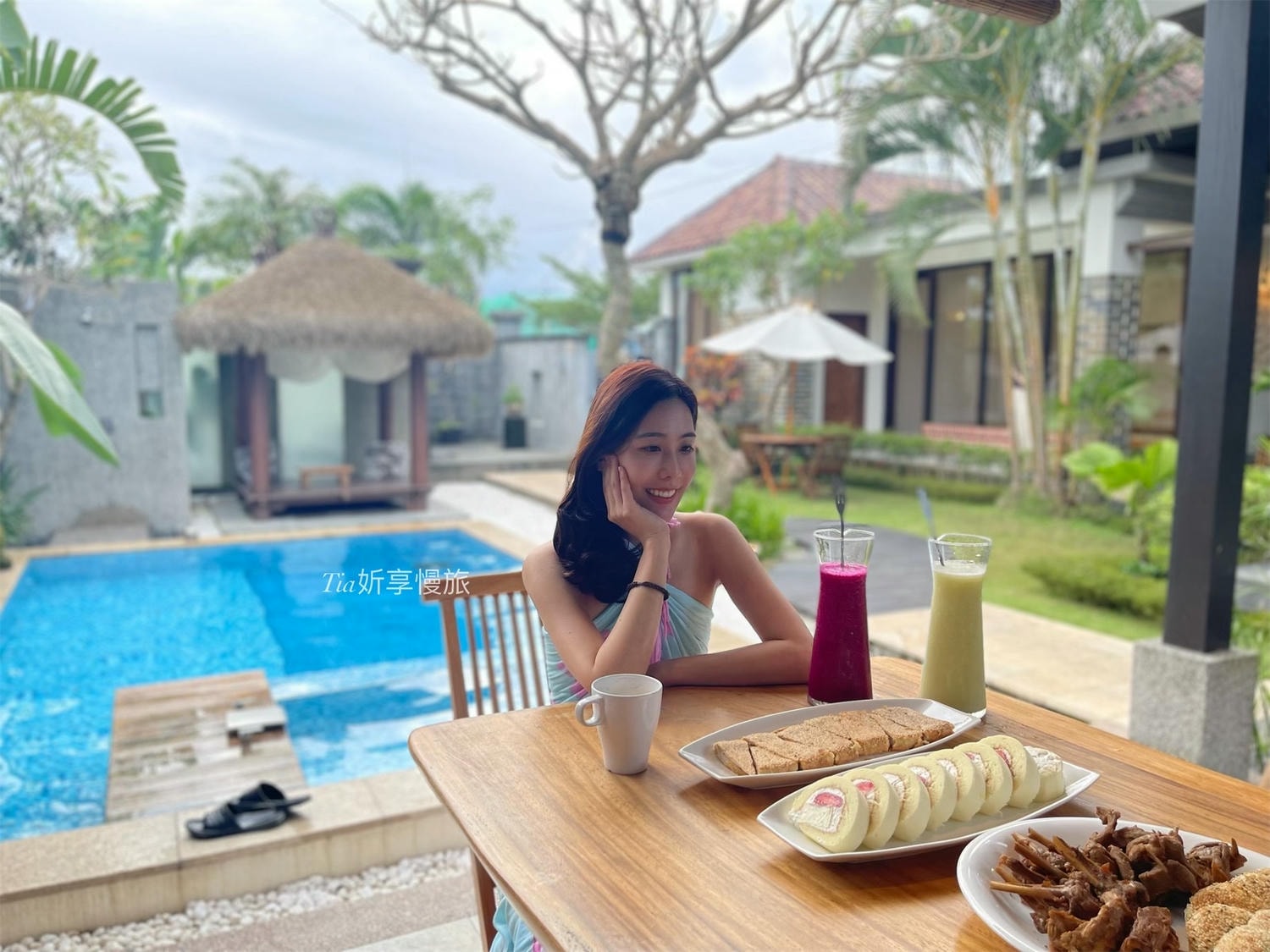 43會館｜把峇厘島搬過來！宜蘭高級包棟求婚民宿一泊二食，有視聽室、游泳池、桑拿房（含價格）