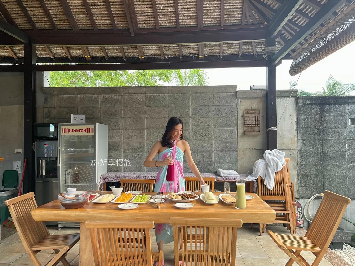 43會館｜把峇厘島搬過來！宜蘭高級包棟求婚民宿一泊二食，有視聽室、游泳池、桑拿房（含價格）