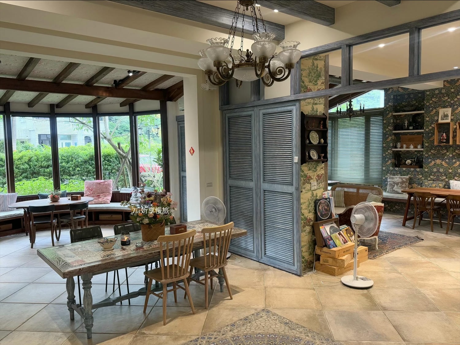 宜蘭員山民宿推薦｜R&J Guesthouse鄉村風住宿，晚餐早餐、浴缸、免治馬桶通通有