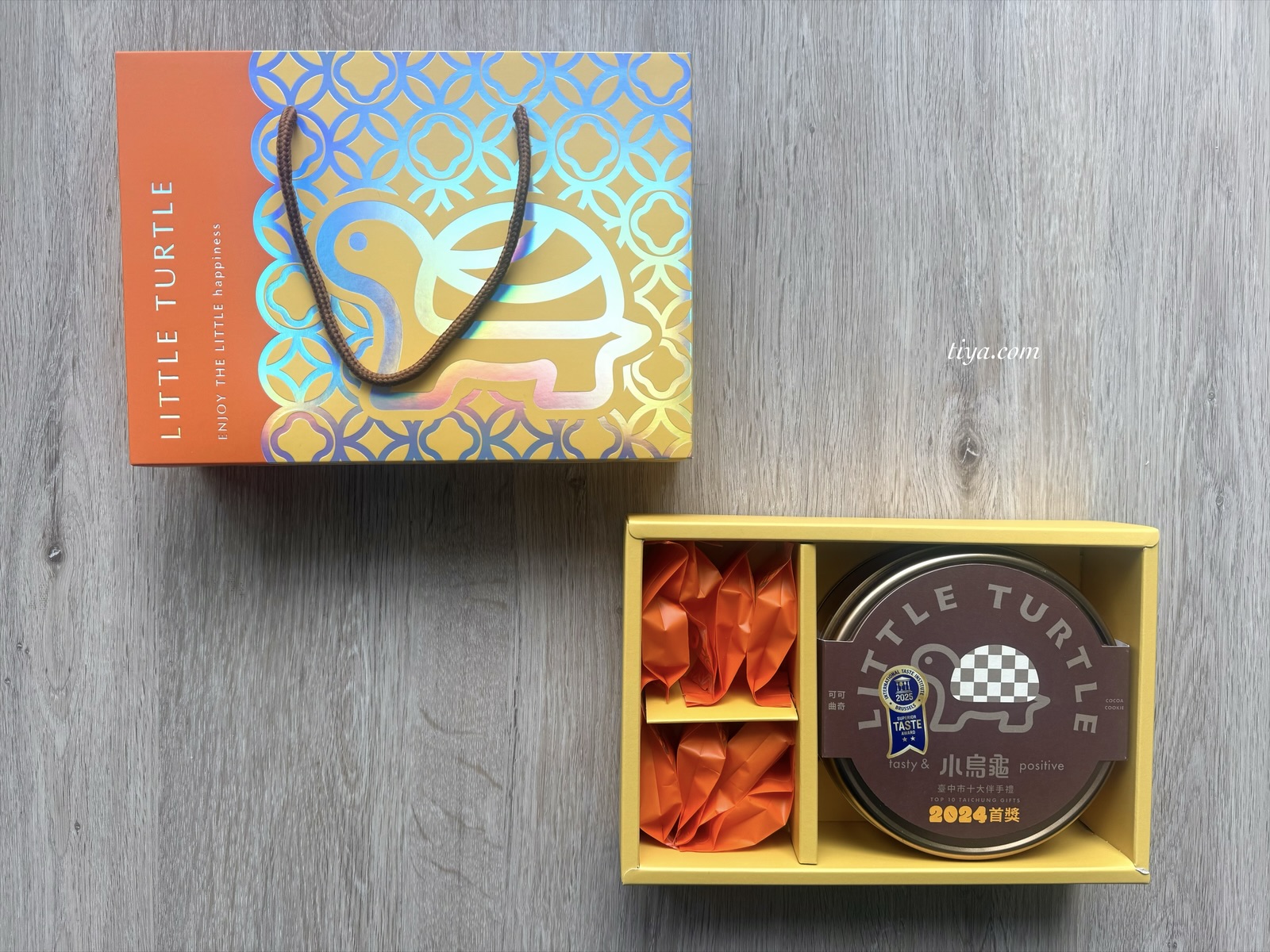 曲奇餅乾禮盒|小烏龜烘培 曲奇餅鳳梨酥禮盒,台中十大伴手禮推薦 - 第4張圖