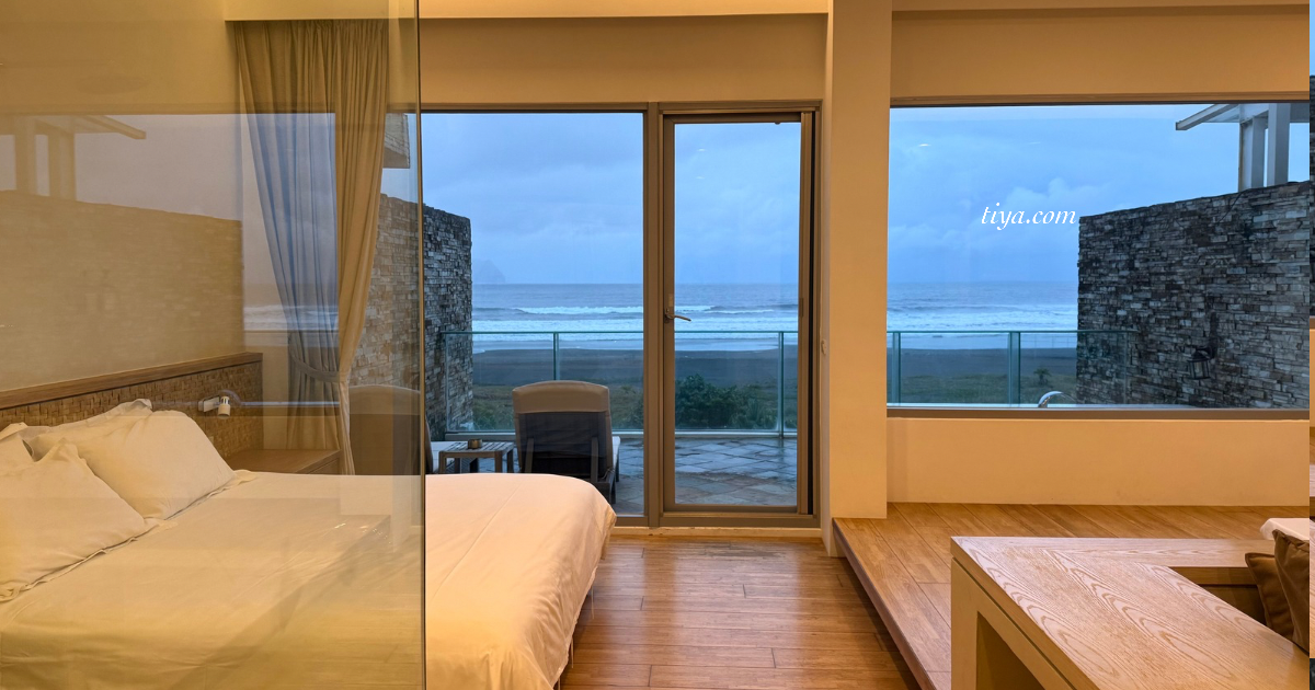 宜蘭看海民宿推薦｜遇見海渡假會館 在浴缸賞無敵海景